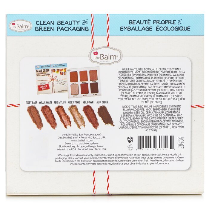 TheBalm Male Order Lidschatten-Palette (6x Lidschatten) - # Domestic Male 13,2 g/0,46 oz