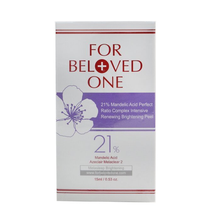 For Beloved One Melasleep Brightening - 21 % Mandelsäure Perfect Ratio Complex Intensives erneuerndes aufhellendes Peeling 15 ml/0,53 oz