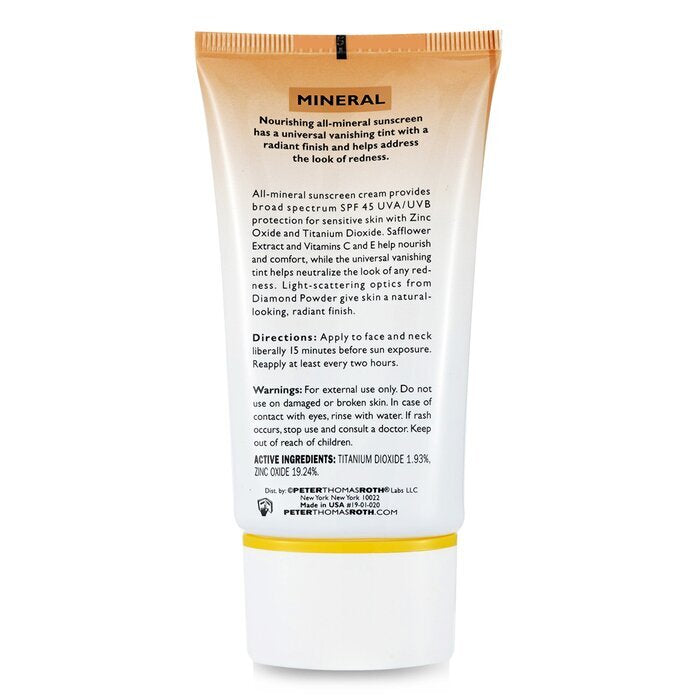 Peter Thomas Roth Max Mineral getönte Sonnencreme Breitspektrum LSF 45 50ml/1,7oz