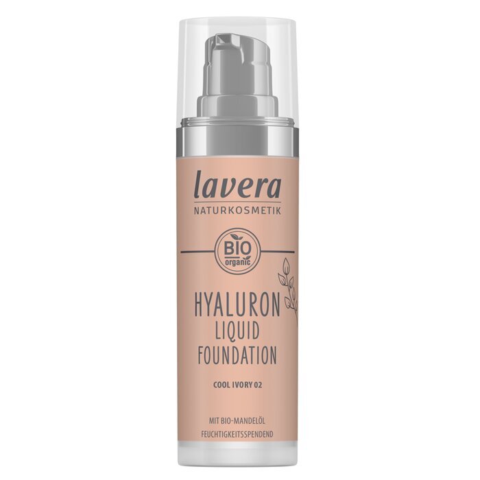 Lavera Hyaluron Liquid Foundation - Nr. 02 Cool Ivory 30ml/1oz