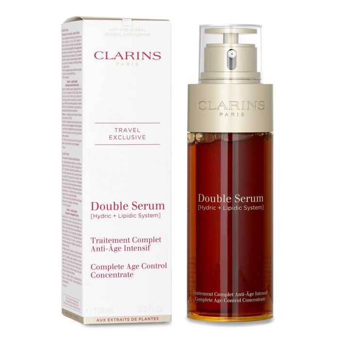 Clarins Doppelserum (Hydric + Lipidic System) Komplettes Age Control-Konzentrat 100 ml