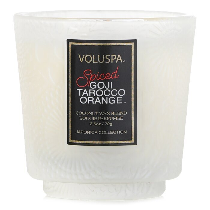 Voluspa Petite Sockelkerze – Gewürzte Goji-Tarocco-Orange 72 g/2,5 oz