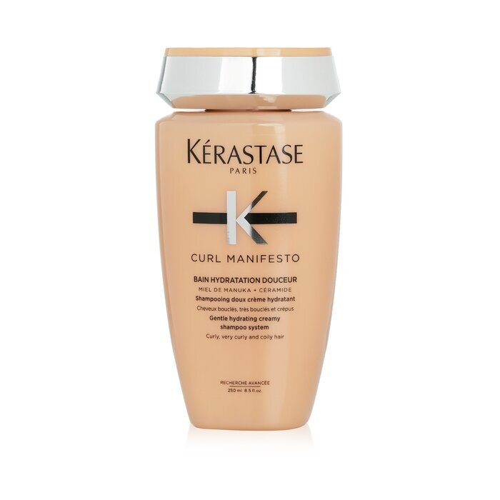 Kerastase Curl Manifesto Bain Hydratation Douceur Sanftes, feuchtigkeitsspendendes, cremiges Shampoo (für lockiges, sehr lockiges und krauses Haar) 250 ml/8,5 oz