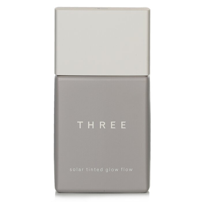 THREE Solar getönte Glow Flow Flüssiggrundierung LSF 50 – Nr. 01, 30 ml