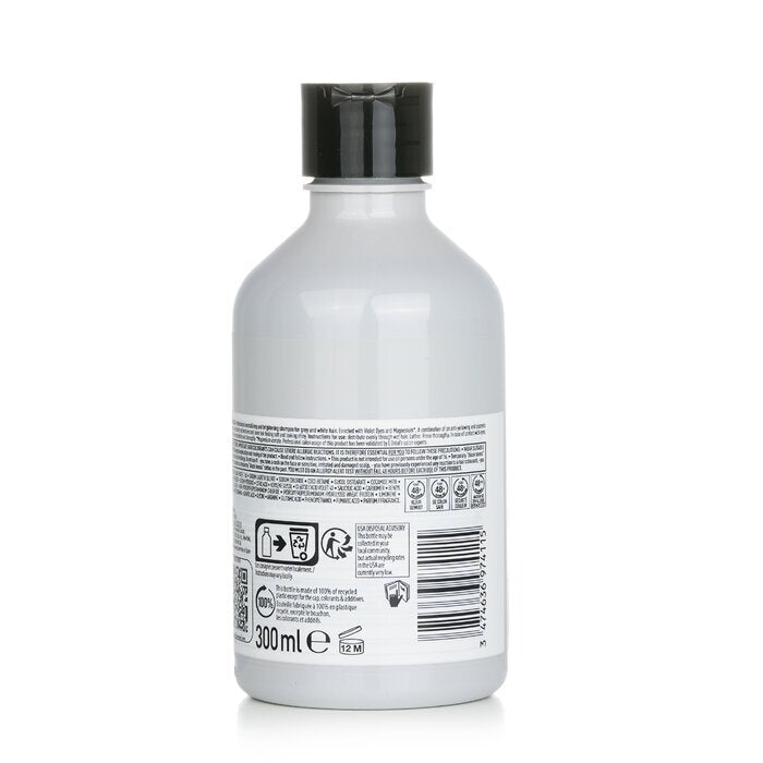 L'Oreal Professionnel Serie Expert – Silberviolette Farbstoffe + Magnesium-neutralisierendes und aufhellendes Shampoo (für graues und weißes Haar) 300 ml/10,1 oz