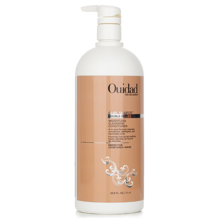 Ouidad Curl Shaper Double Duty Schwereloser Reinigungs-Conditioner (für lockere Locken + Wellen) 1000ml/33,8oz