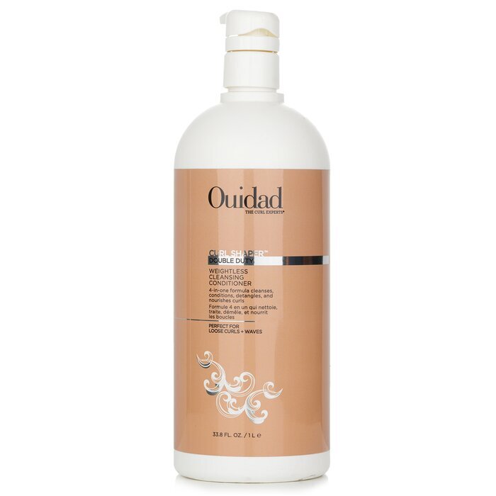 Ouidad Curl Shaper Double Duty Schwereloser Reinigungs-Conditioner (für lockere Locken + Wellen) 1000ml/33,8oz