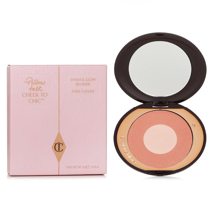 Charlotte Tilbury Cheek To Chic Swish & Glow Blusher - Pillow Talk 8g