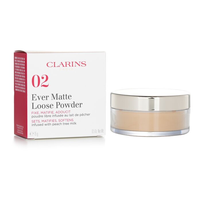 Clarins Ever Matte Loser Puder - Nr. 02 Universal Medium 15 g/0,5 oz
