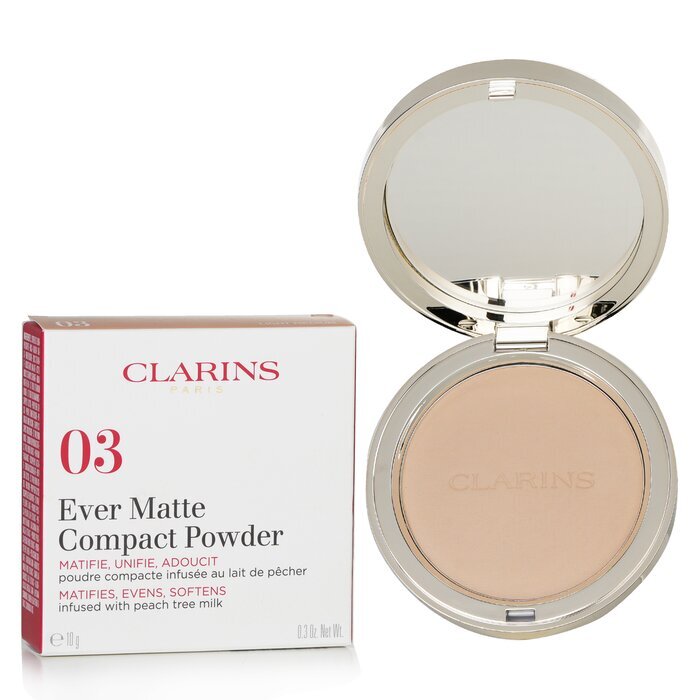 Clarins Ever Matte Kompaktpuder – Nr. 03 Light Medium, 10 g