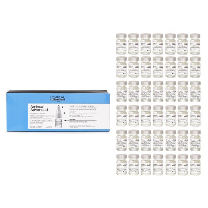 L'Oreal Professionnel Serie Expert – Aminexil Advanced Aminexil + Omega 6 Professionelles Programm gegen Haarausfall 42x6ml/0,2oz