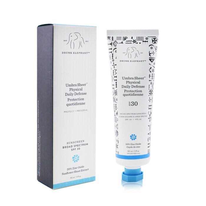 Drunk Elephant Umbra Sheer Physical Daily Defense Schutz LSF 30, 90 ml