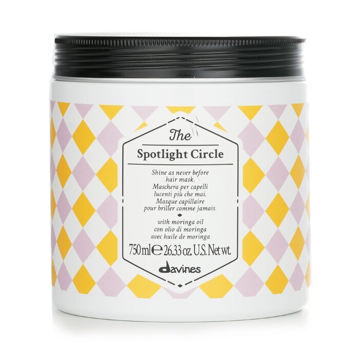 Davines The Spotlight Circle Shine Boosting Hair Mask (Salon Size) 750ml