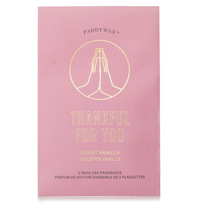 Paddywax Impressions Autoduft – Thankful For You, 2 Packungen