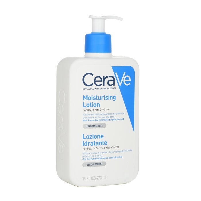 CeraVe Feuchtigkeitslotion für trockene bis sehr trockene Haut, 473 ml/16 oz