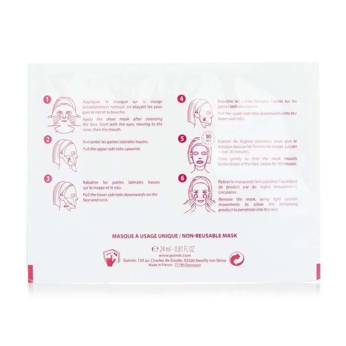 Guinot Radiance Enhancing Sofort-Lifting-Maske 4x24ml/0,81 oz