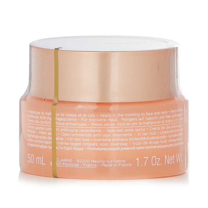 Clarins Extra Firming Jour Wrinkle Control, straffende Tagescreme – für trockene Haut, 50 ml