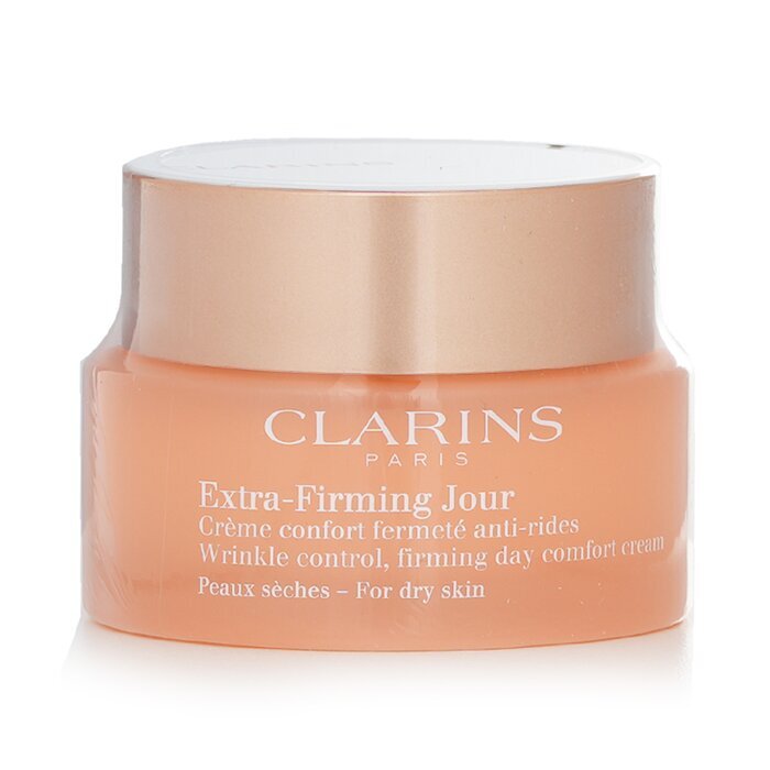 Clarins Extra Firming Jour Wrinkle Control, straffende Tagescreme – für trockene Haut, 50 ml