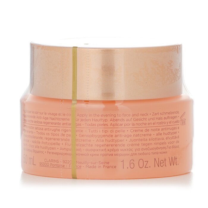 Clarins Extra Firming Nuit Wrinkle Control, regenerierende seidige Nachtcreme (für alle Hauttypen) 50 ml