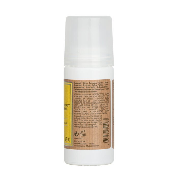 L'Occitane Citrus Verbena Erfrischendes Roll-On-Deodorant, 50 ml