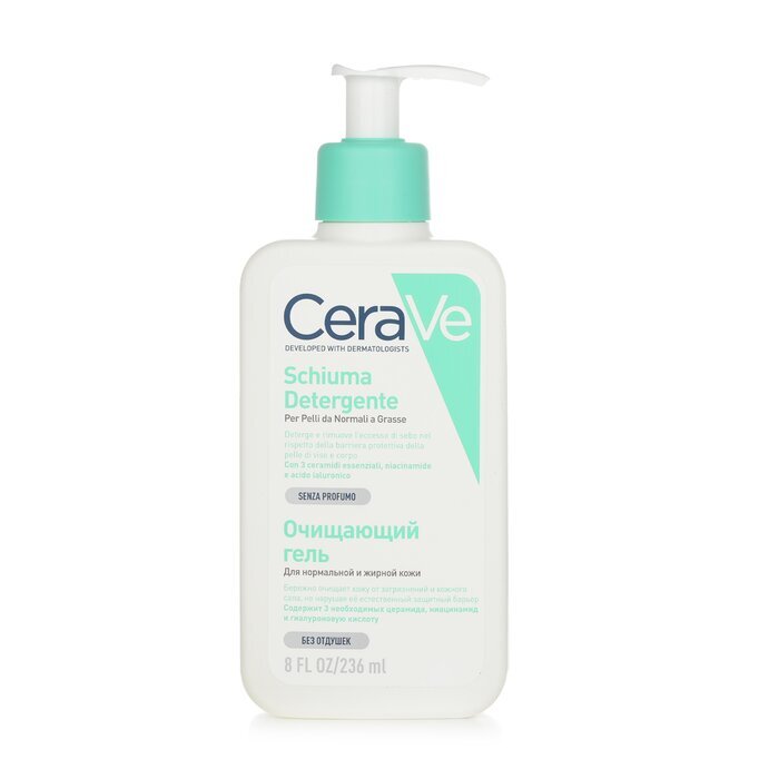 CeraVe Schaumreiniger für normale bis fettige Haut, 236 ml