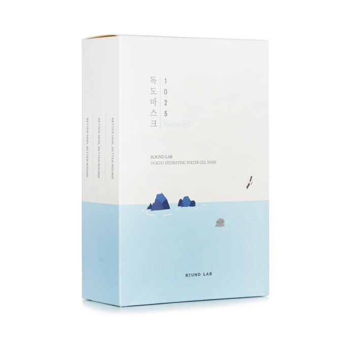 Round Lab 1025 Dokdo Feuchtigkeitsspendende Wassergelmaske, 18 Stück
