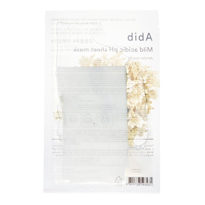 Abib Mild-saurer pH-Tuchmaske - Jericho Rose Fit 27ml x 10 Stück