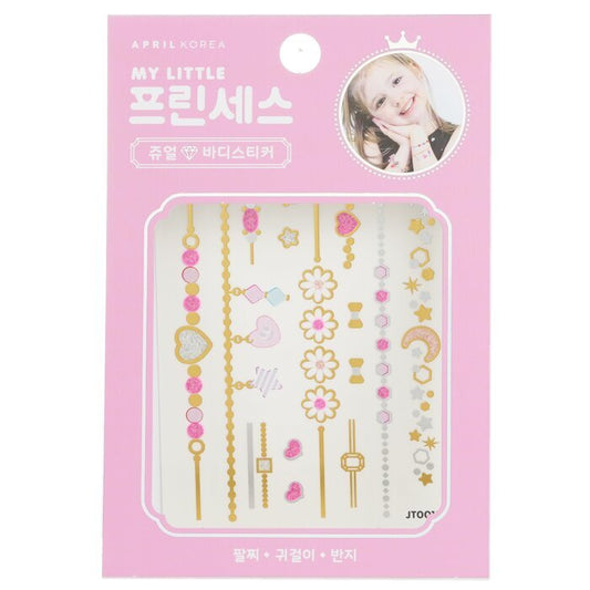 April Korea Princess Jewel Körperaufkleber - JT001K 1Stk