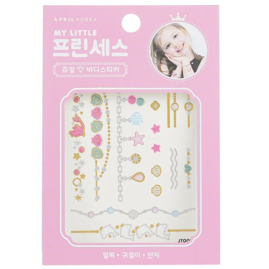 April Korea Prinzessin Juwel Körperaufkleber - JT005K 1Stk
