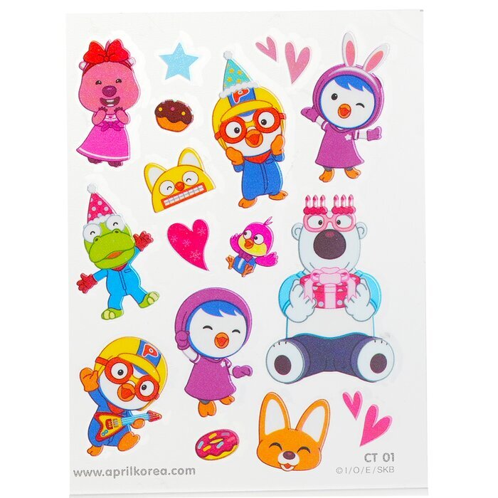 April Korea Pororo Body Sticker - CT01 1pc