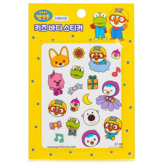 April Korea Pororo Körperaufkleber - CT02 1Stk