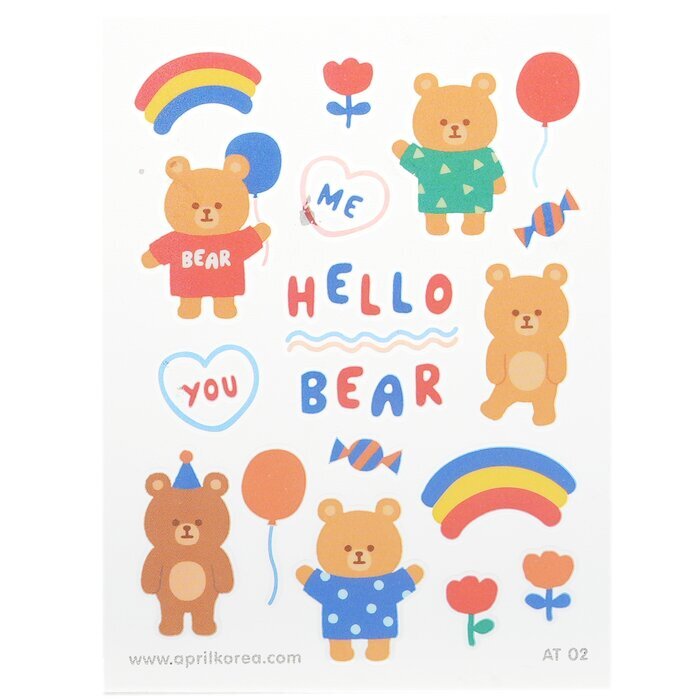 April Korea April Body Sticker - AT 02 1pc