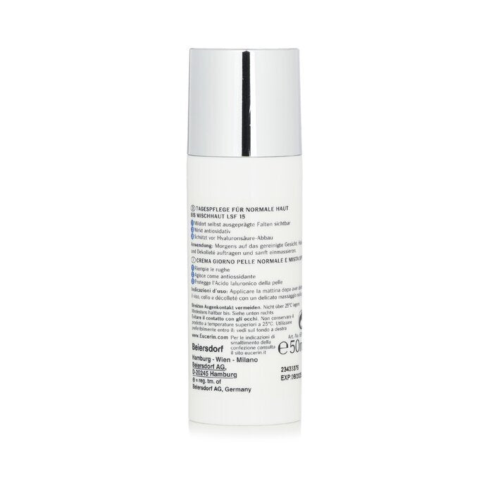 Eucerin Anti Age Hyaluron Filler + 3x Effect Tagescreme LSF15 (für normale/Mischhaut) 50ml