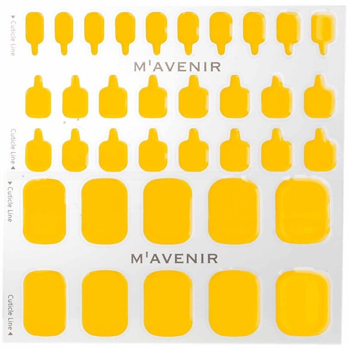 Mavenir Nagelaufkleber (Gelb) – # Mango Smoothie Pedi 36 Stück