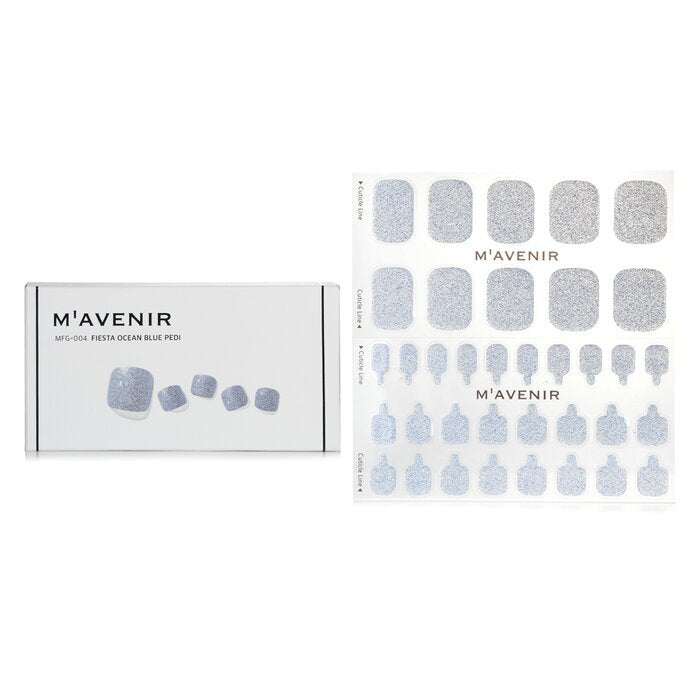 Mavenir Nagelaufkleber (Blau) – # Fiesta Ocean Blue, 32 Stück