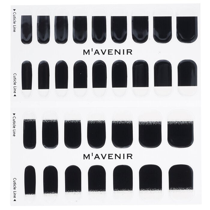 Mavenir Nagelaufkleber (Schwarz) - # Modern And Black Nail 32St