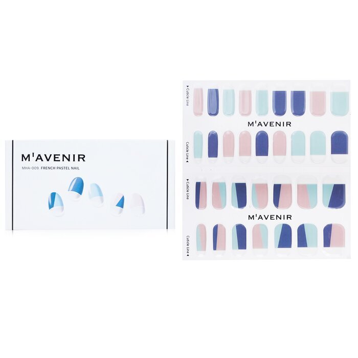 Mavenir Nagelaufkleber (verschiedene Farben) – # French Pastel Nail, 32 Stück