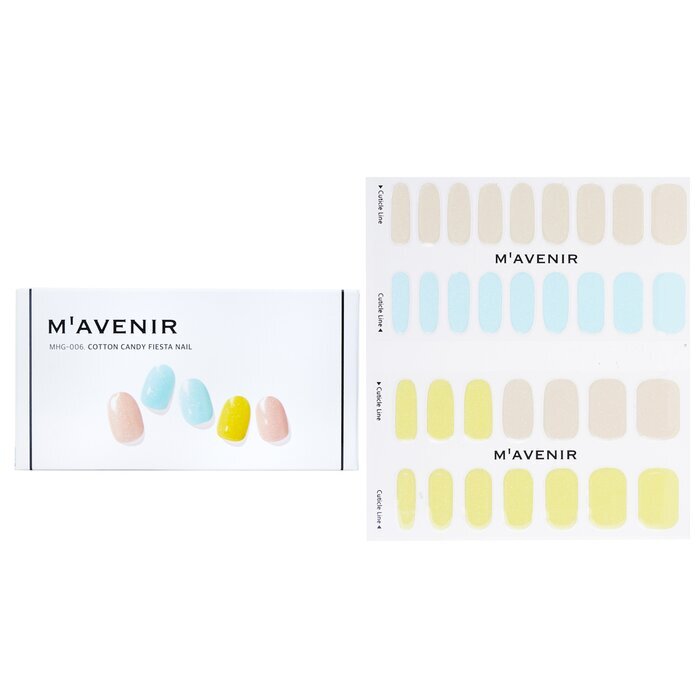 Mavenir Nagelaufkleber (verschiedene Farben) – # Cotton Candy Fiesta Nail, 32 Stück