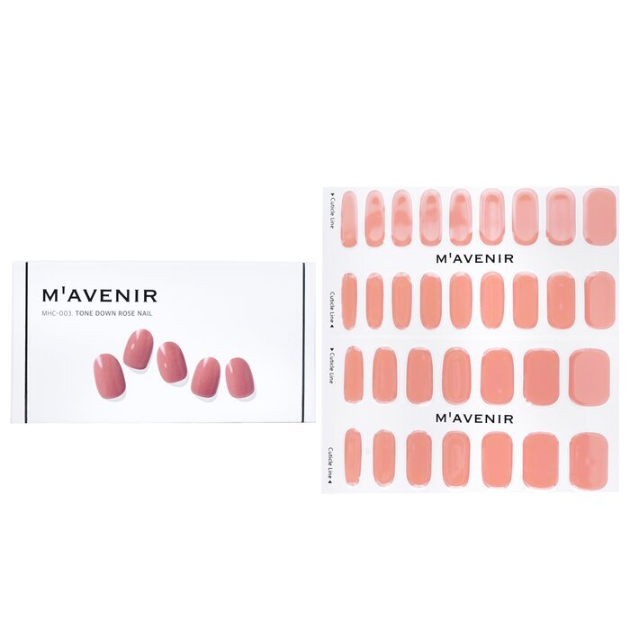 Mavenir Nagelaufkleber (Pink) – # Tone Down Rose Nail, 32 Stück