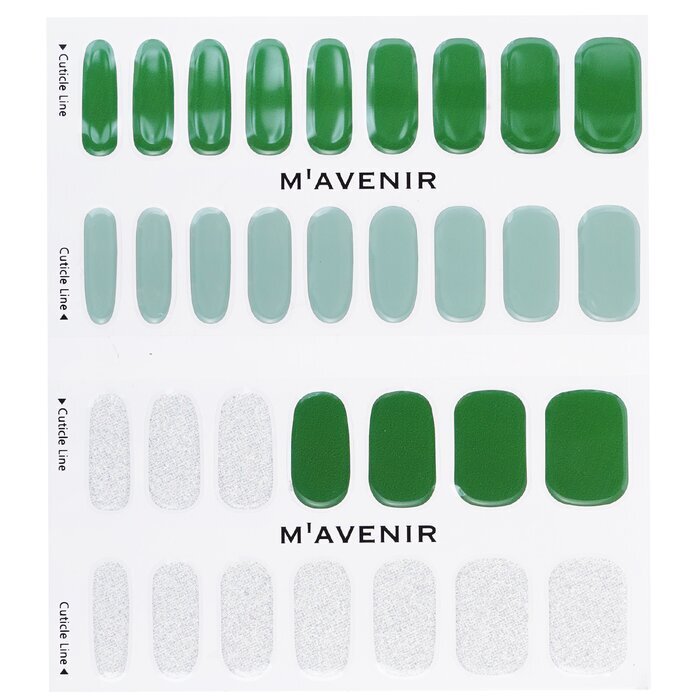 Mavenir Nagelaufkleber (Grün) – # Brillante Deep Green Nail 32 Stück