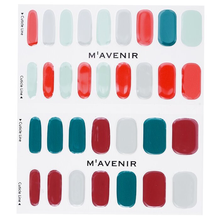 Mavenir Nagelaufkleber (verschiedene Farben) – # X-Mas In Botanic Garden Nail 32 Stück