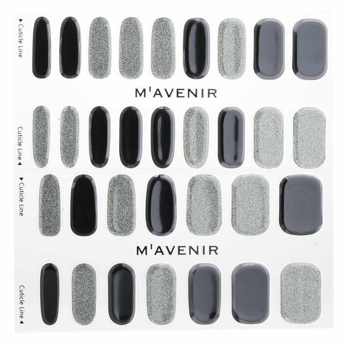 Mavenir Nagelaufkleber (verschiedene Farben) – # Orora mit schwarzem Nagel, 32 Stück