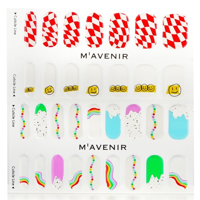 Mavenir Nagelaufkleber (gemustert) – # Odd Land Nail 32 Stück