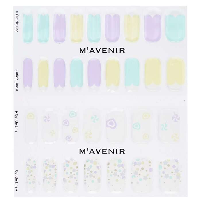 Mavenir Nagelaufkleber (verschiedene Farben) – # Candy Pop Nail, 32 Stück