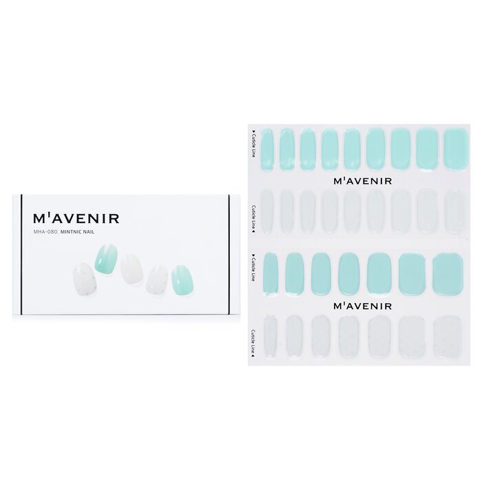 Mavenir Nagelaufkleber (verschiedene Farben) – # Mintnic Nail 32 Stück