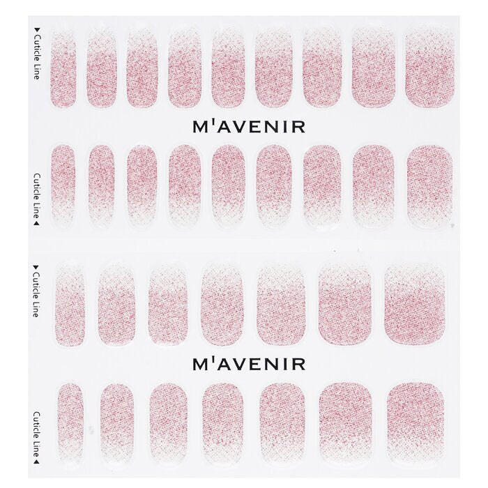 Mavenir Nagelaufkleber (Pink) – # Fiesta Pink Rose Nail 32 Stück