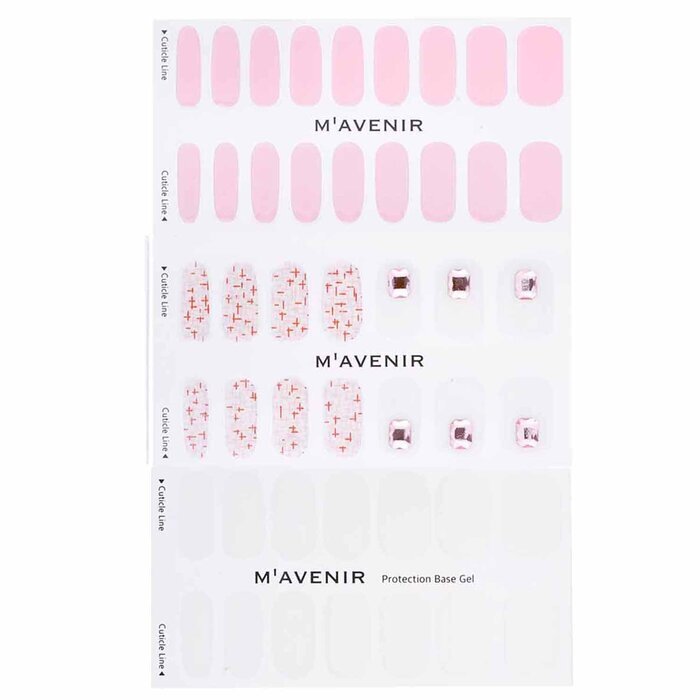 Mavenir Nagelaufkleber (Pink) – # Ambient Nail 32 Stück
