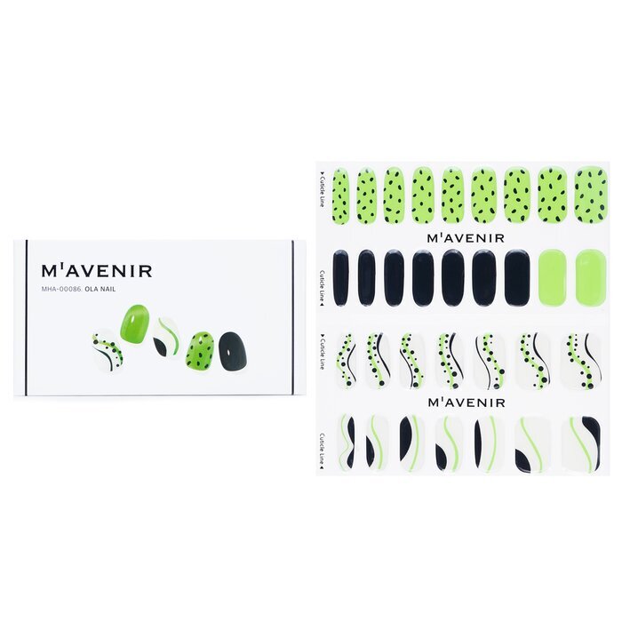 Mavenir Nagelaufkleber (gemustert) – # Ola Nail 32 Stück