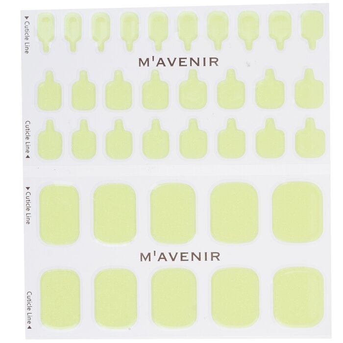 Mavenir Nagelaufkleber (Gelb) – # Lemon Crumble Pedi 36 Stück