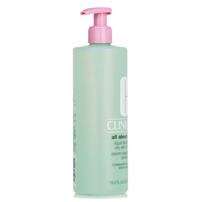 Clinique All About Clean Flüssige Gesichtsseife für fettige Haut (Mischhaut bis fettige Haut), 400 ml